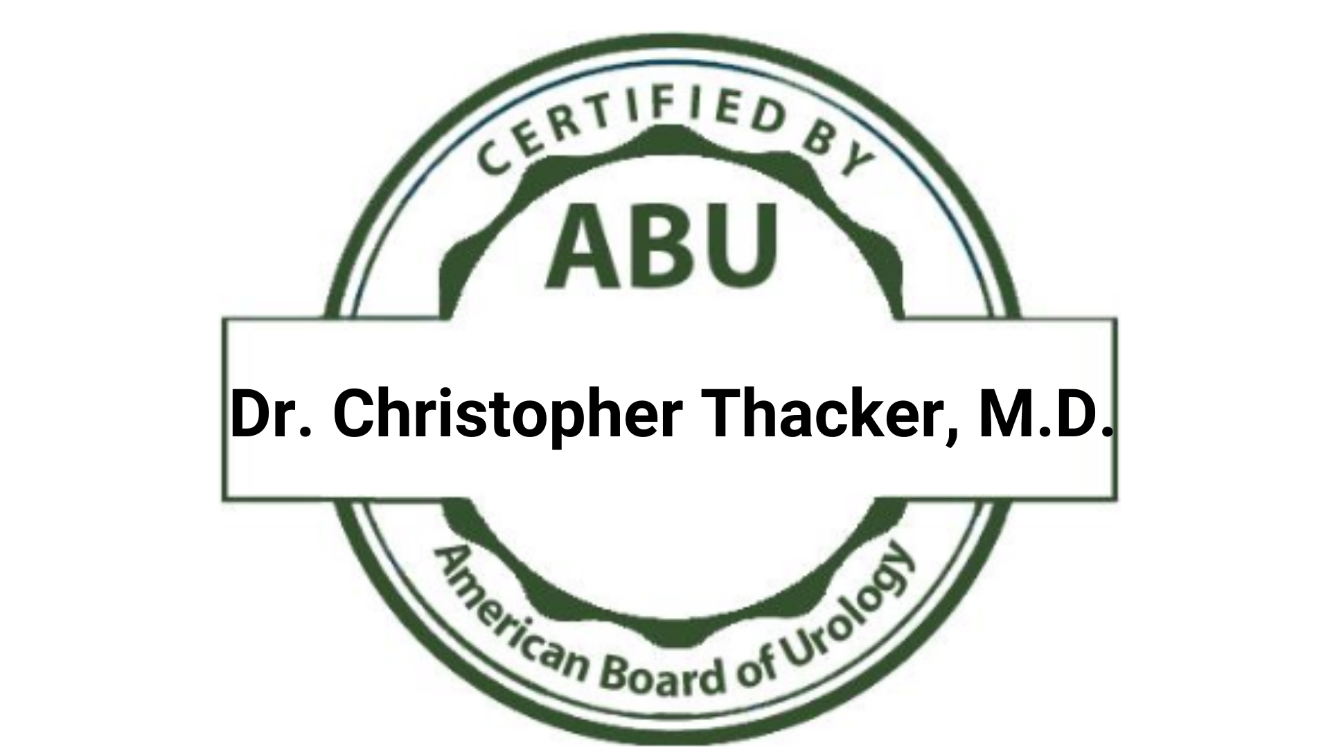 Dr. Christopher Thacker Urology Doctor