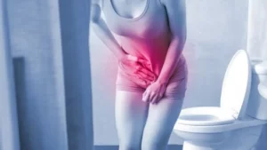 WomanWithUrineUrgency Painful Bladder